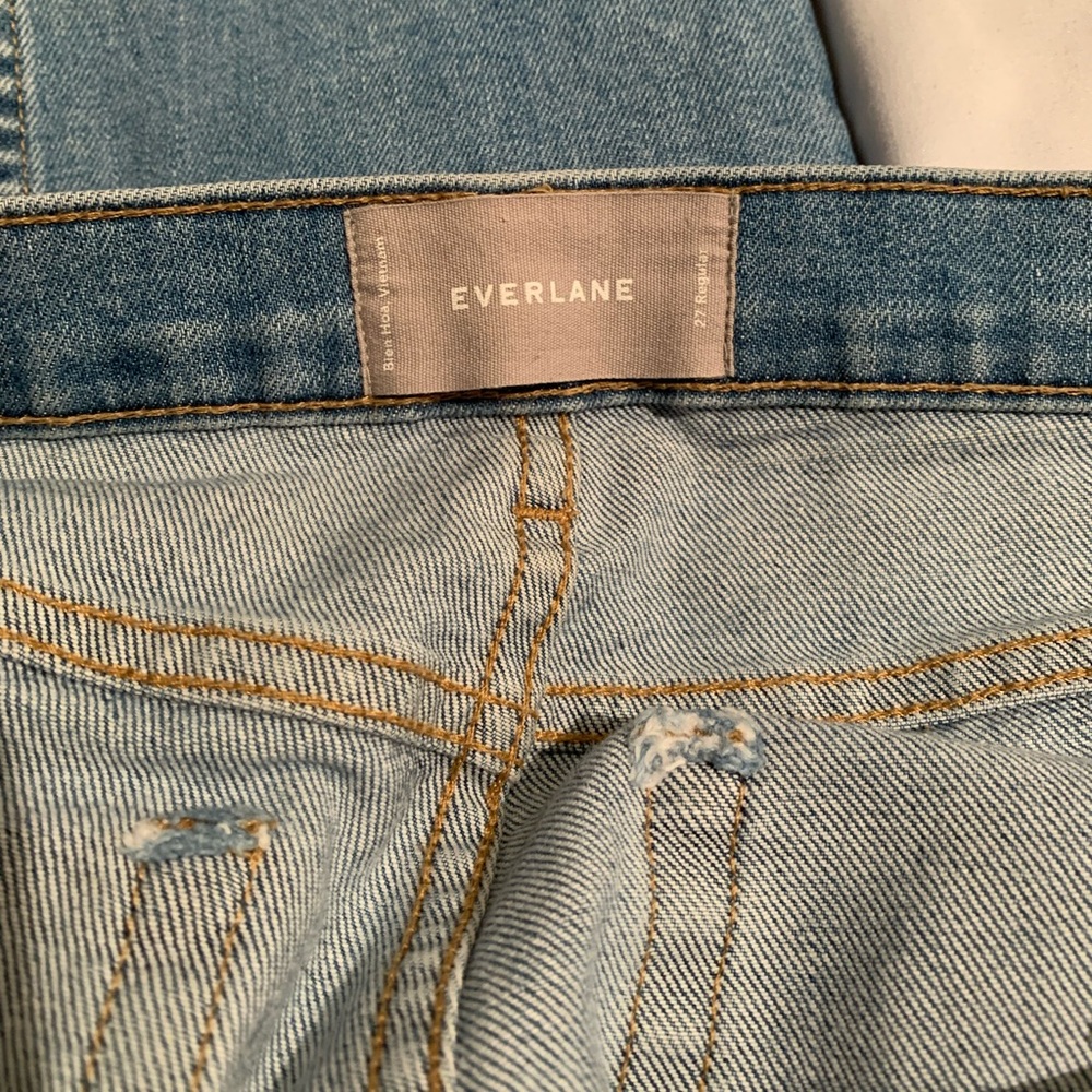 Everlane Cheeky Straight Jeans Baby Blue
